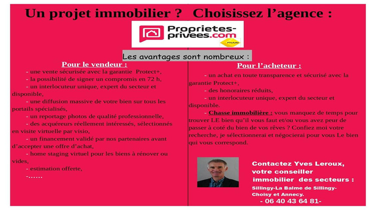 Ma-Cabane - Vente Terrain SAINT PIERRE EN FAUCIGNY, 430 m²