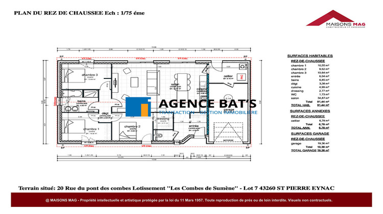 Ma-Cabane - Vente Terrain Saint Pierre Eynac, 92 m²