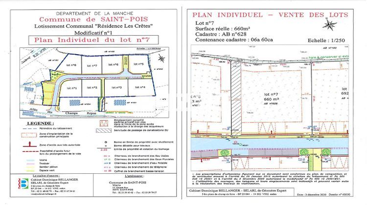 Ma-Cabane - Vente Terrain SAINT-POIS, 660 m²