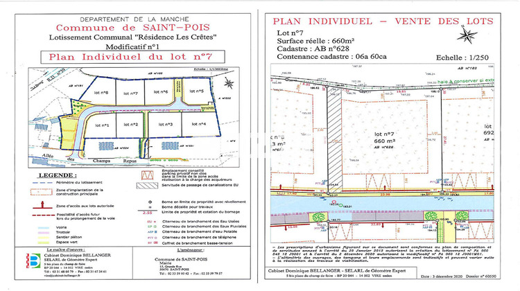 Ma-Cabane - Vente Terrain SAINT-POIS, 713 m²