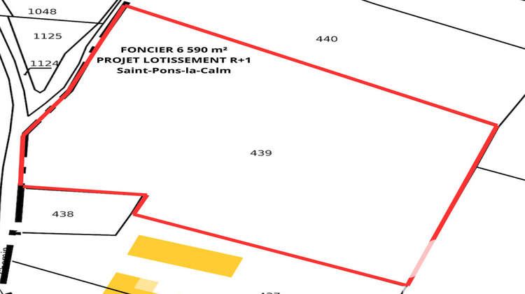 Ma-Cabane - Vente Terrain Saint-Pons-la-Calm, 6590 m²