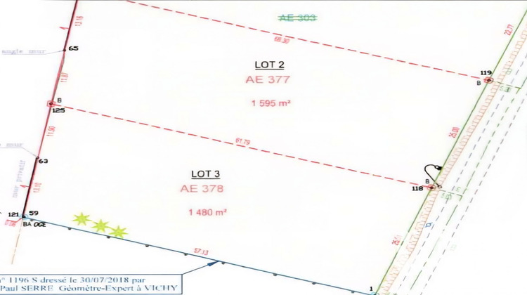 Ma-Cabane - Vente Terrain Saint-Pourçain-sur-Sioule, 1595 m²