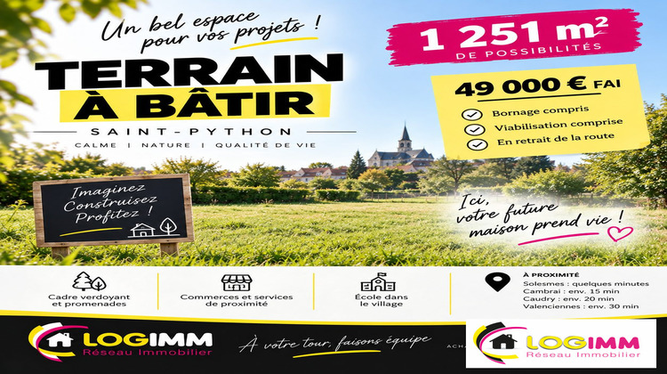 Ma-Cabane - Vente Terrain Saint-Python, 1251 m²