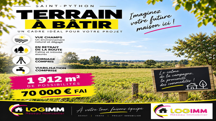 Ma-Cabane - Vente Terrain Saint-Python, 1912 m²