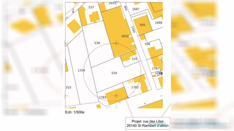 Ma-Cabane - Vente Terrain Saint-Rambert-d'Albon, 975 m²