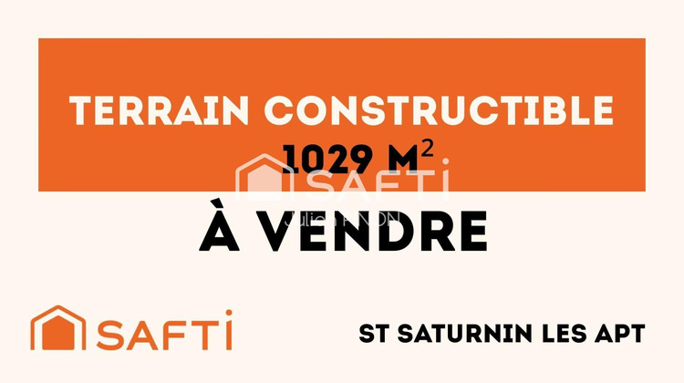 Ma-Cabane - Vente Terrain Saint-Saturnin-les-Apt, 1029 m²