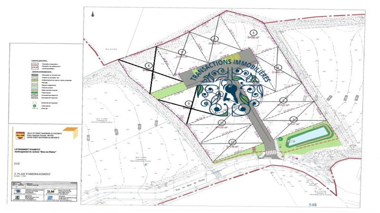 Ma-Cabane - Vente Terrain SAINT-SAUVEUR-LE-VICOMTE, 503 m²