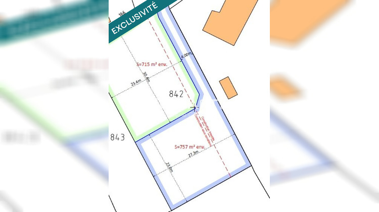 Ma-Cabane - Vente Terrain Saint-Simeon-de-Bressieux, 715 m²