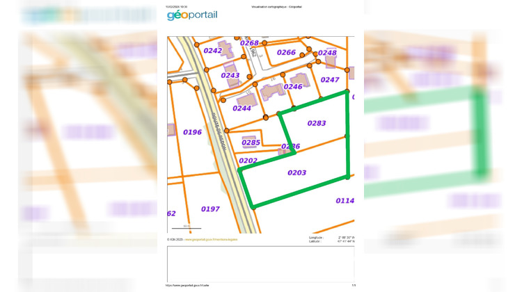Ma-Cabane - Vente Terrain Saint-Vincent-sur-Oust, 4889 m²