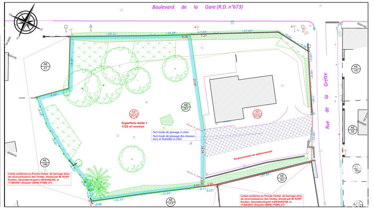 Ma-Cabane - Vente Terrain Saint-Vit, 1723 m²