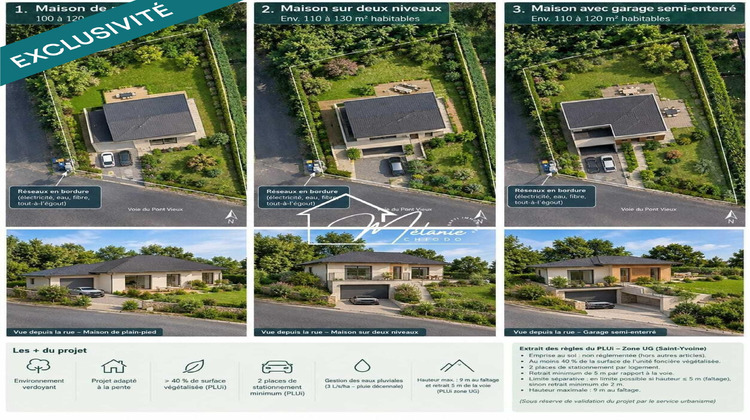 Ma-Cabane - Vente Terrain Saint-Yvoine, 891 m²