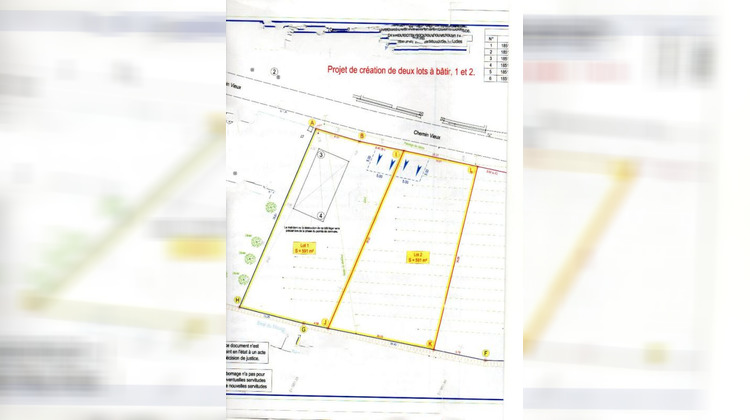 Ma-Cabane - Vente Terrain SAINTE CECILE LES VIGNES, 591 m²