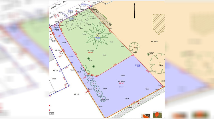 Ma-Cabane - Vente Terrain Sainte-Foy, 697 m²