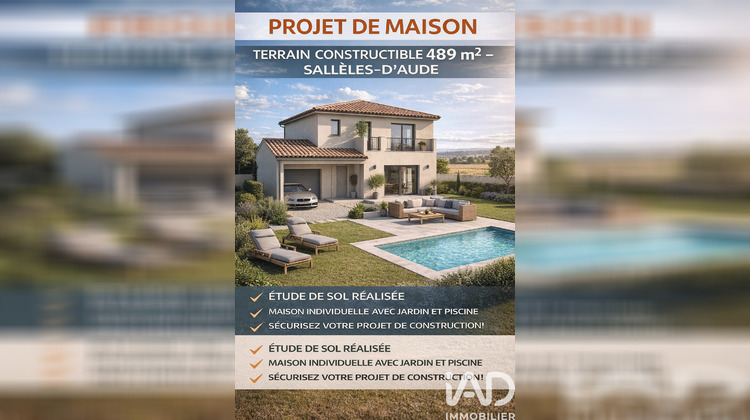 Ma-Cabane - Vente Terrain Salleles d'Aude, 489 m²