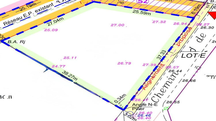 Ma-Cabane - Vente Terrain SALLES, 971 m²