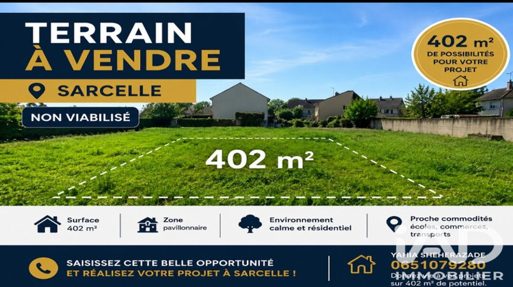 Ma-Cabane - Vente Terrain Sarcelles, 402 m²