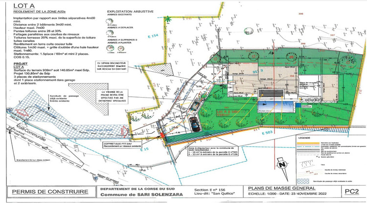 Ma-Cabane - Vente Terrain Sari-Solenzara, 939 m²