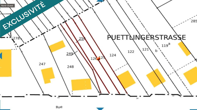 Ma-Cabane - Vente Terrain Sarralbe, 1106 m²