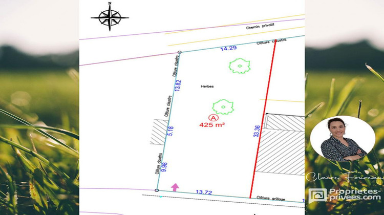 Ma-Cabane - Vente Terrain SARZEAU, 425 m²