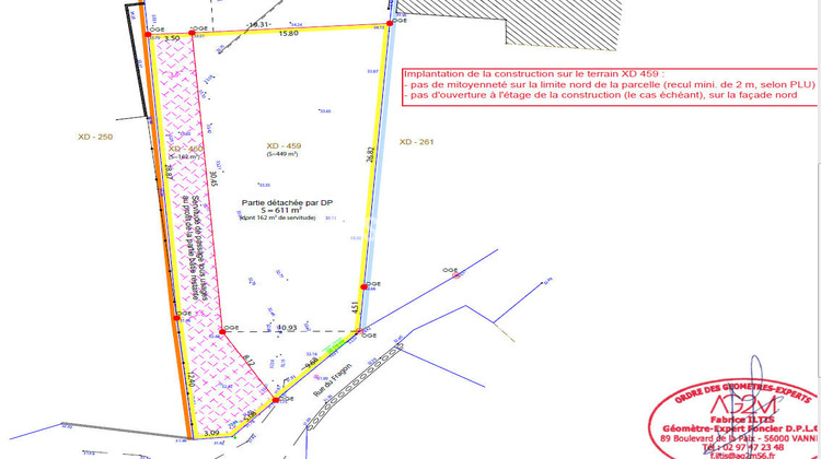 Ma-Cabane - Vente Terrain SARZEAU, 611 m²