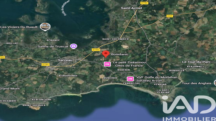 Ma-Cabane - Vente Terrain Sarzeau, 1032 m²