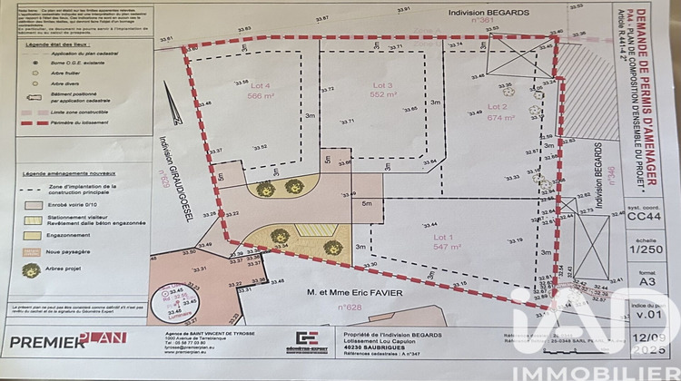 Ma-Cabane - Vente Terrain Saubrigues, 566 m²