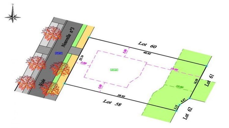 Ma-Cabane - Vente Terrain Saucats, 961 m²