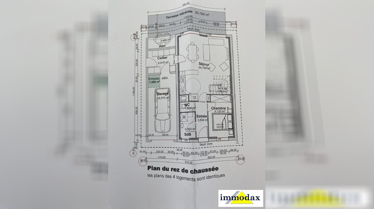 Ma-Cabane - Vente Terrain Saugnac-et-Cambran, 2814 m²