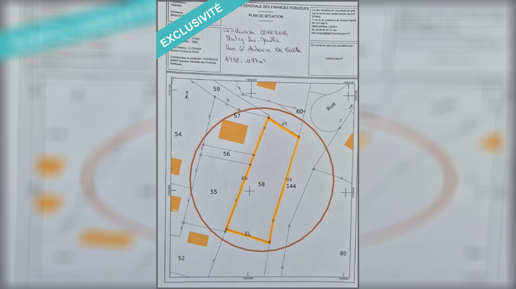 Ma-Cabane - Vente Terrain Saulcy-sur-Meurthe, 1197 m²