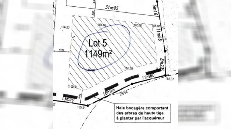 Ma-Cabane - Vente Terrain SAULNIERES, 1159 m²