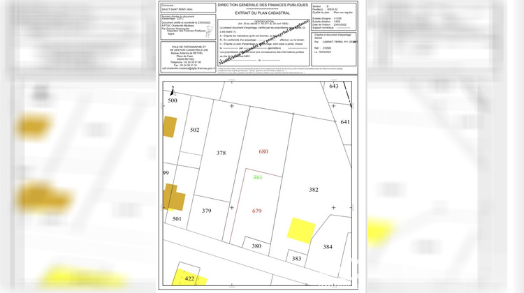 Ma-Cabane - Vente Terrain Sault-Saint-Remy, 742 m²