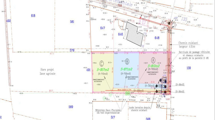 Ma-Cabane - Vente Terrain Saussines, 810 m²