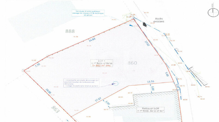 Ma-Cabane - Vente Terrain SAUTRON, 602 m²