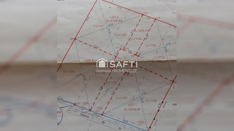 Ma-Cabane - Vente Terrain Sauzet, 1219 m²