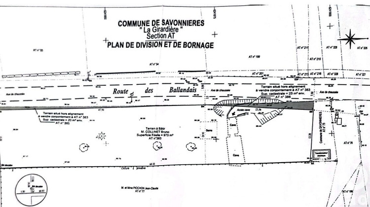 Ma-Cabane - Vente Terrain Savonnières, 996 m²