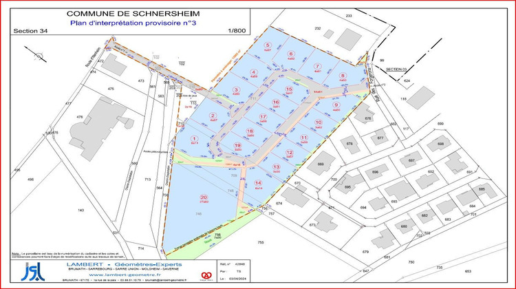 Ma-Cabane - Vente Terrain Schnersheim, 611 m²
