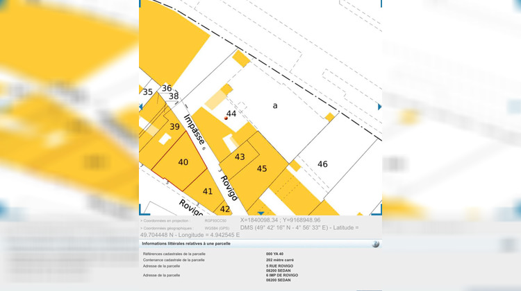 Ma-Cabane - Vente Terrain SEDAN, 202 m²