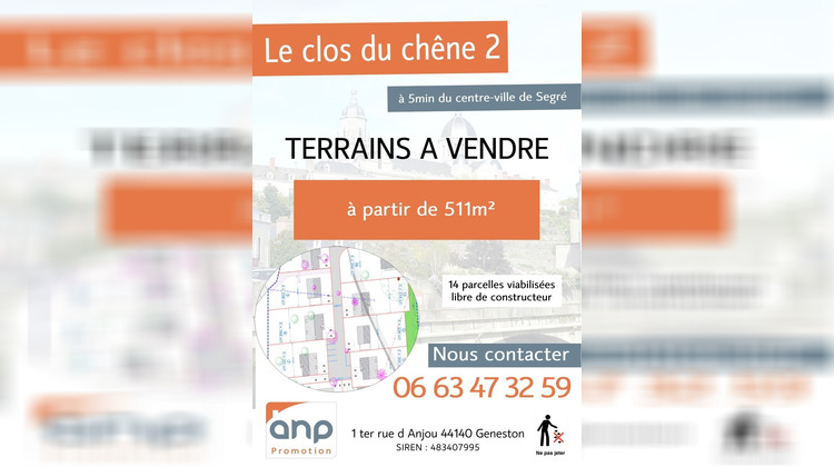 Ma-Cabane - Vente Terrain Segré, 503 m²