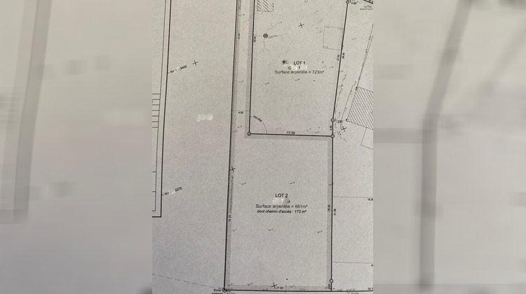 Ma-Cabane - Vente Terrain SEICHES SUR LE LOIR, 861 m²