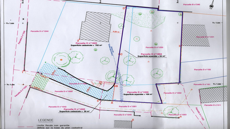 Ma-Cabane - Vente Terrain Seillons-Source-d'Argens, 723 m²