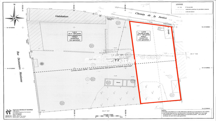Ma-Cabane - Vente Terrain Seine-Port, 626 m²