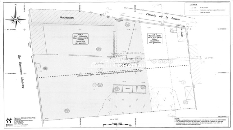 Ma-Cabane - Vente Terrain Seine-Port, 626 m²