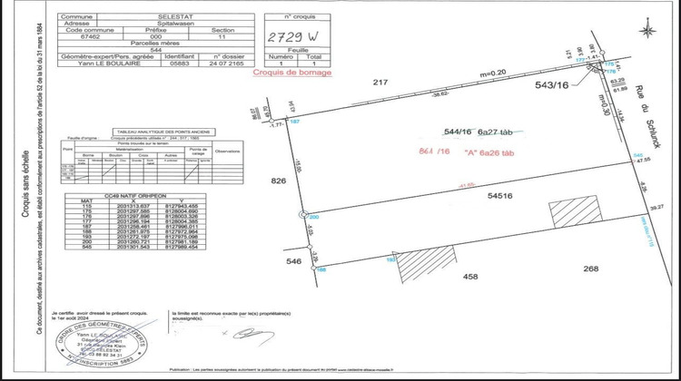 Ma-Cabane - Vente Terrain Sélestat, 627 m²