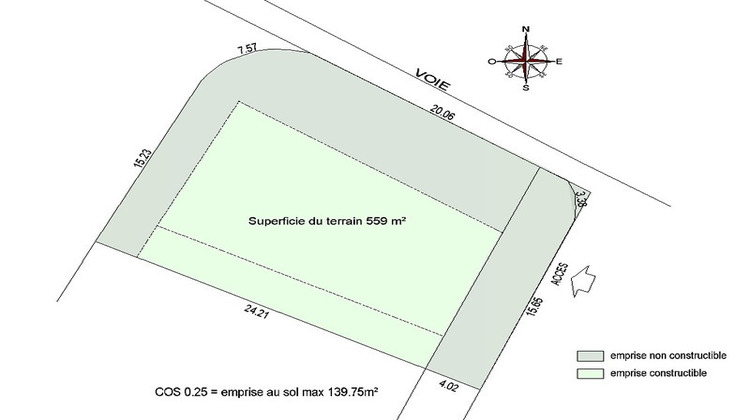 Ma-Cabane - Vente Terrain SEYSSES, 559 m²