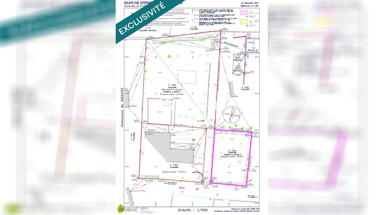 Ma-Cabane - Vente Terrain Sillans, 599 m²