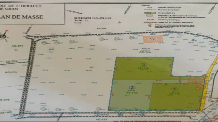 Ma-Cabane - Vente Terrain Siran, 908 m²