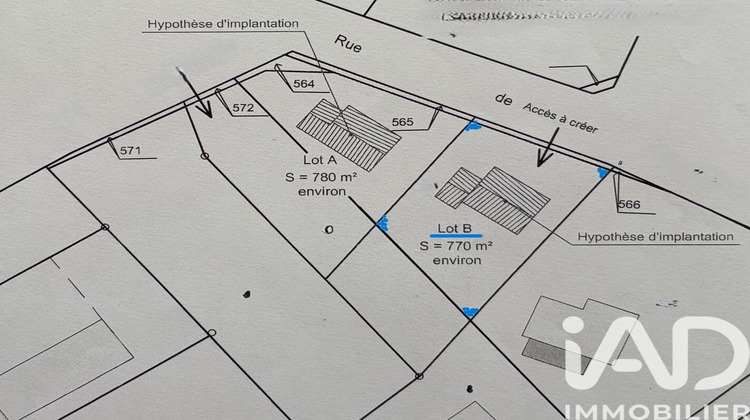 Ma-Cabane - Vente Terrain Sorigny, 774 m²