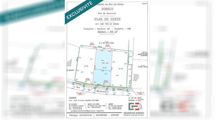 Ma-Cabane - Vente Terrain Sorrus, 931 m²