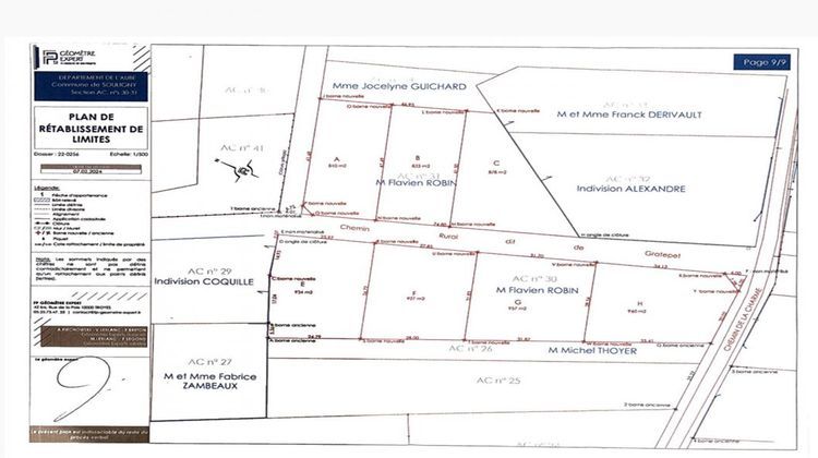 Ma-Cabane - Vente Terrain SOULIGNY, 833 m²