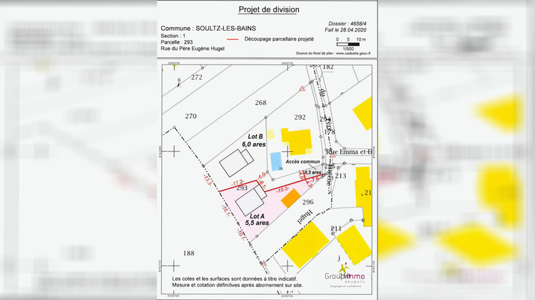 Ma-Cabane - Vente Terrain Soultz-les-Bains, 600 m²